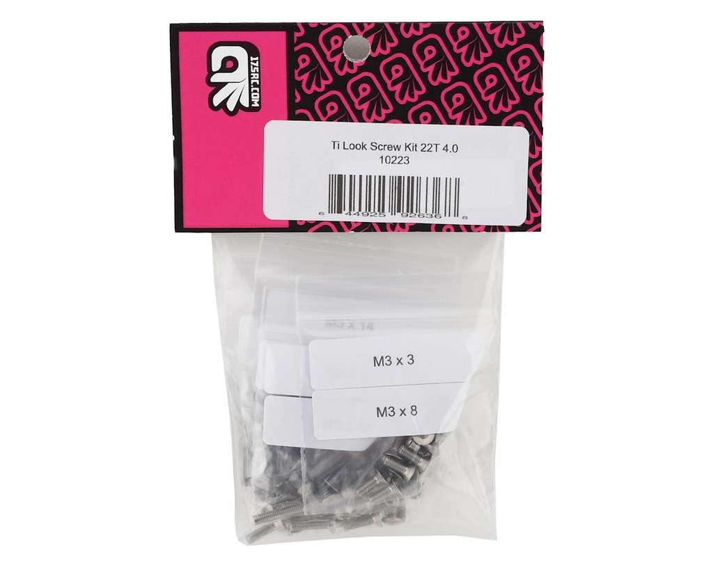 175RC TLR 22T 4.0 "Ti-Look" Screw Kit