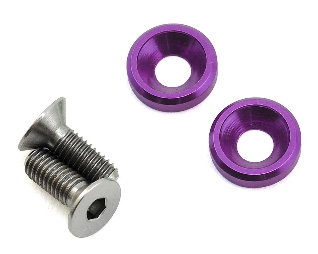 175RC 3x8mm Titanium Motor Screws (Purple)