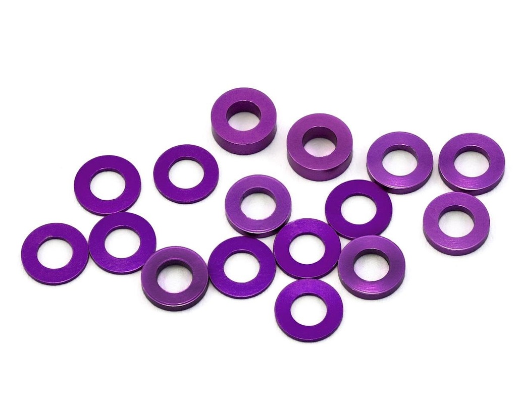 175RC B6/B74/YZ2 Aluminum Hub Spacer Set (Purple)