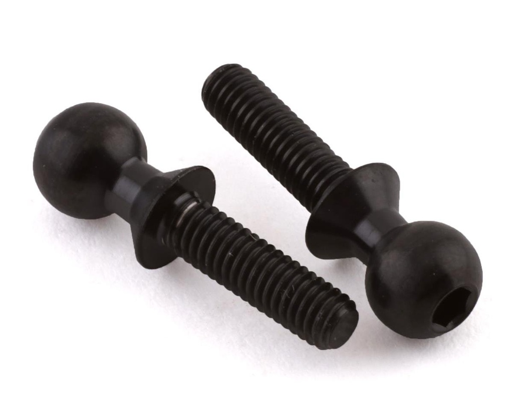 175RC 5.5x10mm Titanium Ball Studs (Black) (2)