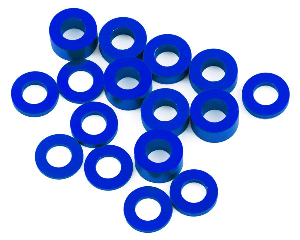 175RC Associated B6.4/B6.4D Ball Stud Spacer Kit (Blue) (16)