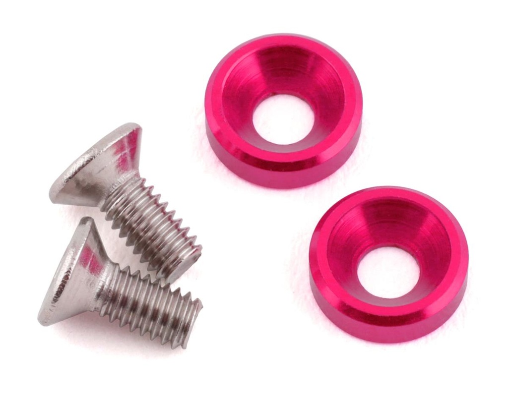 175RC Losi Mini JRX2 High Load Motor Screws (Pink) (2)