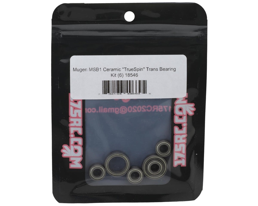 175RC Mugen MSB1 Ceramic "TrueSpin" Transmission Ball Bearing Kit (6)