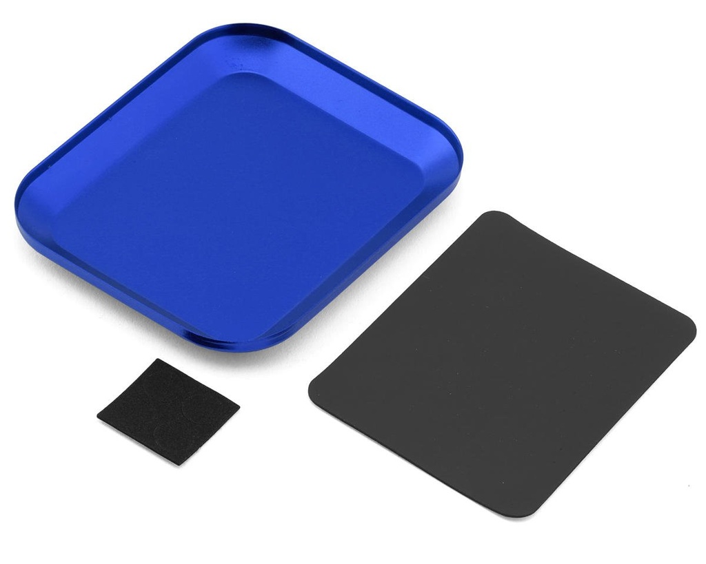 175RC Small Aluminum Parts Tray & Magnetic Screw Catcher (Blue)