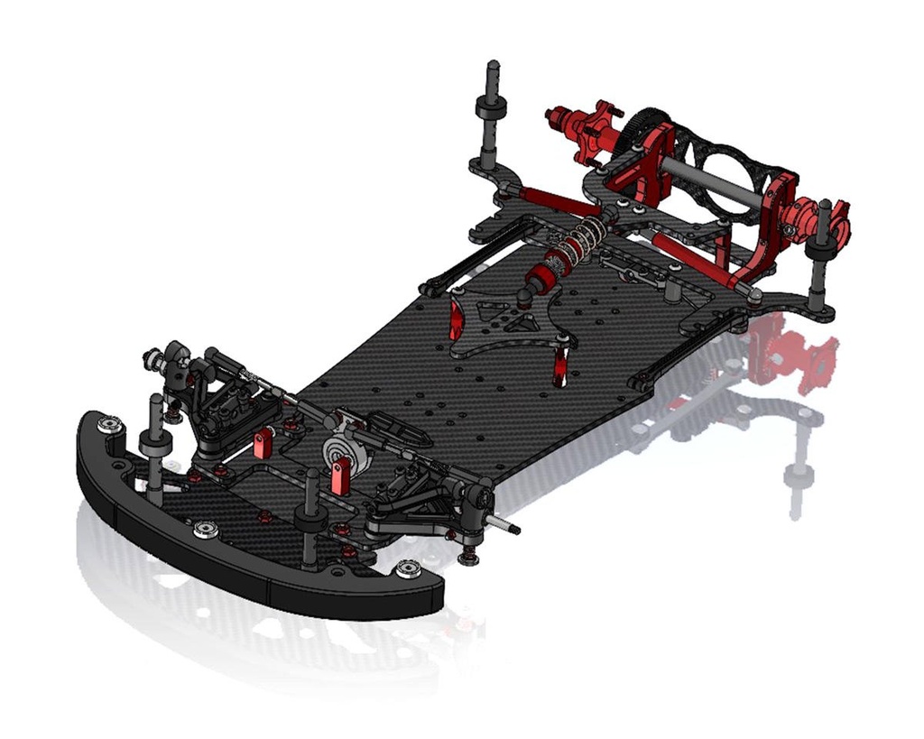 CRC 200R WGT-R 1/10 Pan Car Competition Kit (Rubber Tires)
