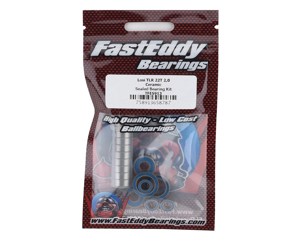FastEddy Losi TLR 22T 2.0 Ceramic Sealed Bearing Kit
