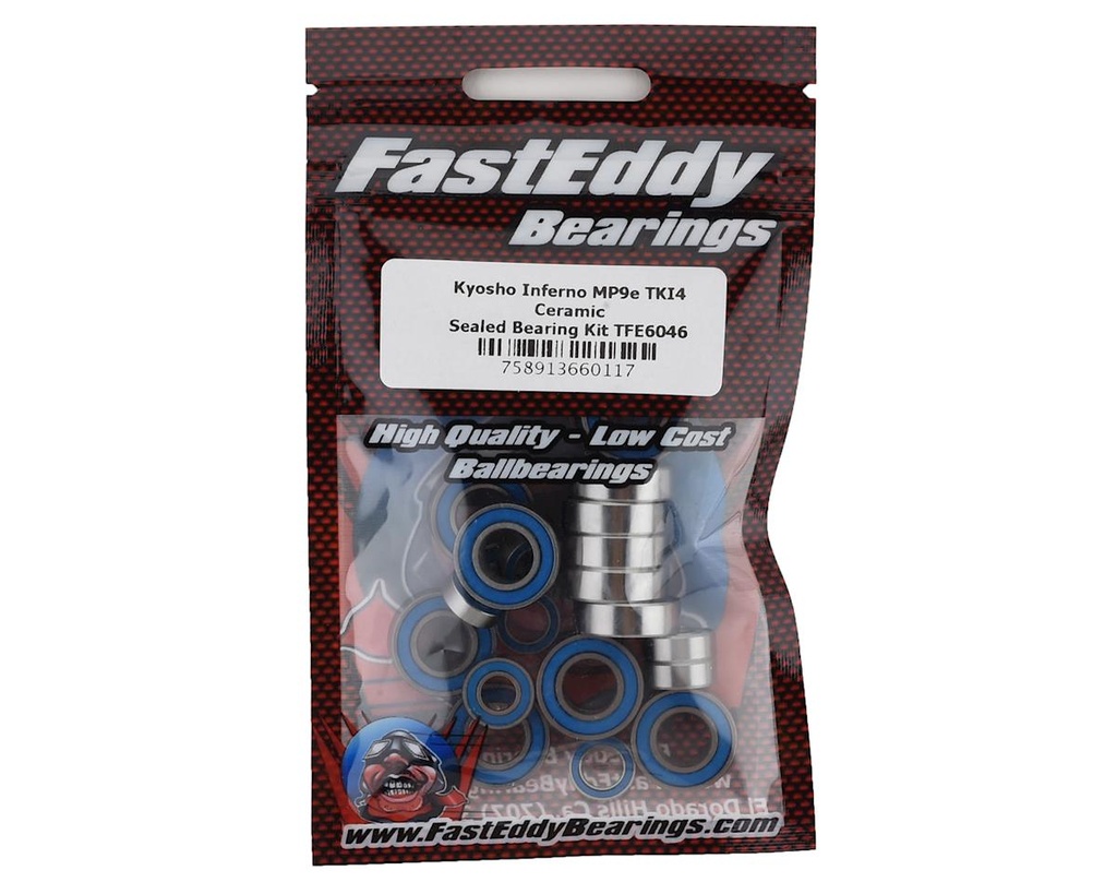 FastEddy Kyosho Inferno MP9e TKI4 Ceramic Sealed Bearing Kit