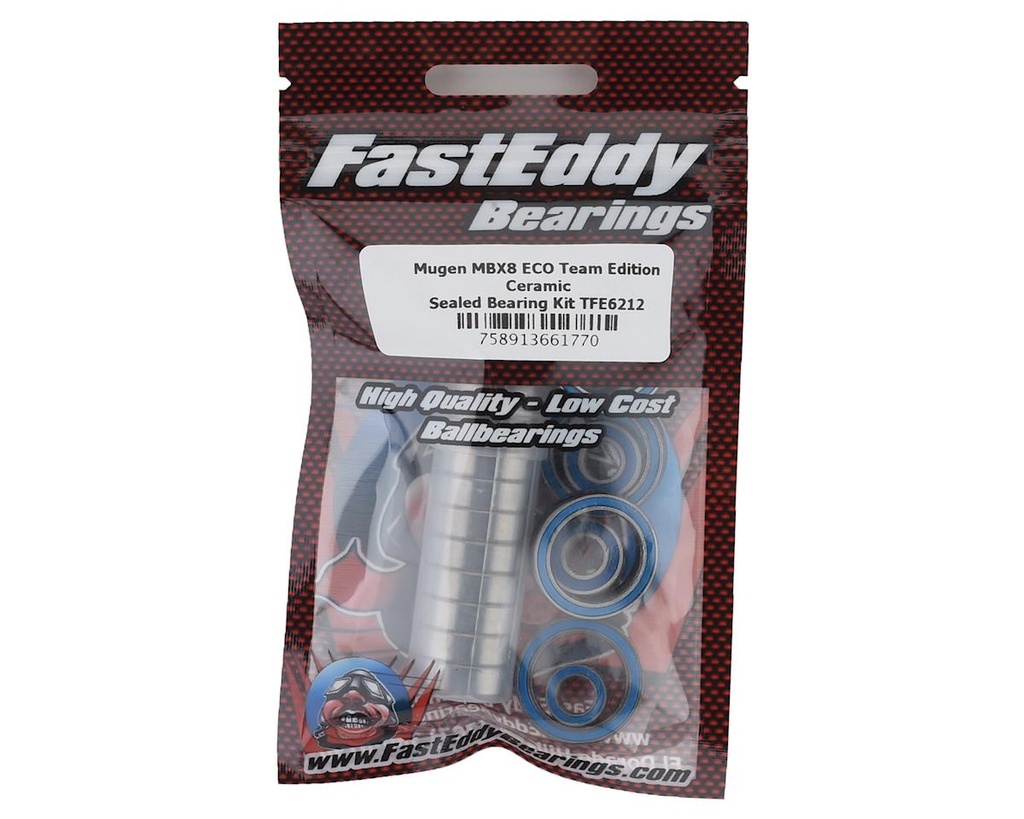 FastEddy Mugen MBX8 ECO Team Edition Ceramic Sealed Bearing Kit