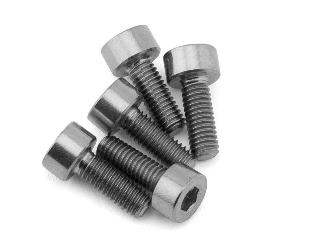 eXcelerate Titanium Socket Head Screw (Raw) (5) (3x8mm)