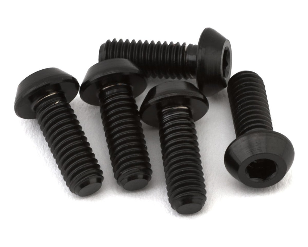 eXcelerate Titanium Pro Taper Screws (Black) (5) (3x8mm)