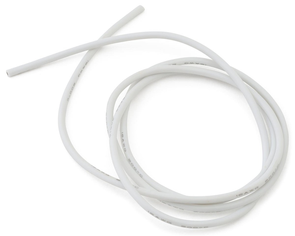 eXcelerate Silicone Wire (White) (1 Meter) (16AWG)