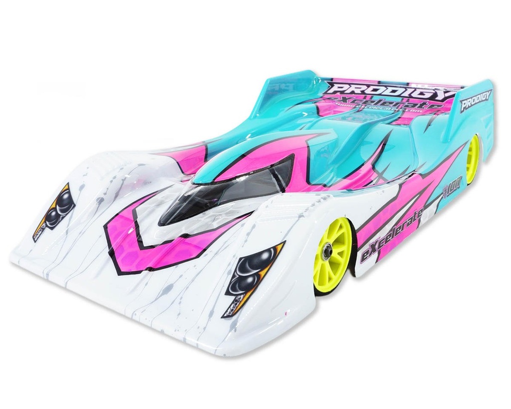 eXcelerate MACH "HD" 1/12th High Down Force Body (Clear) (.015)