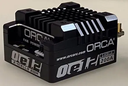 ORCA OE1.2 Competition ESC Black 2-4S, 59g, Drag Racing, 1/8 Truggy, 1/8 Buggy, 1/10 3.5T TC
