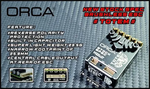 ORCA TTSS9001 Totem Stock Spec ESC