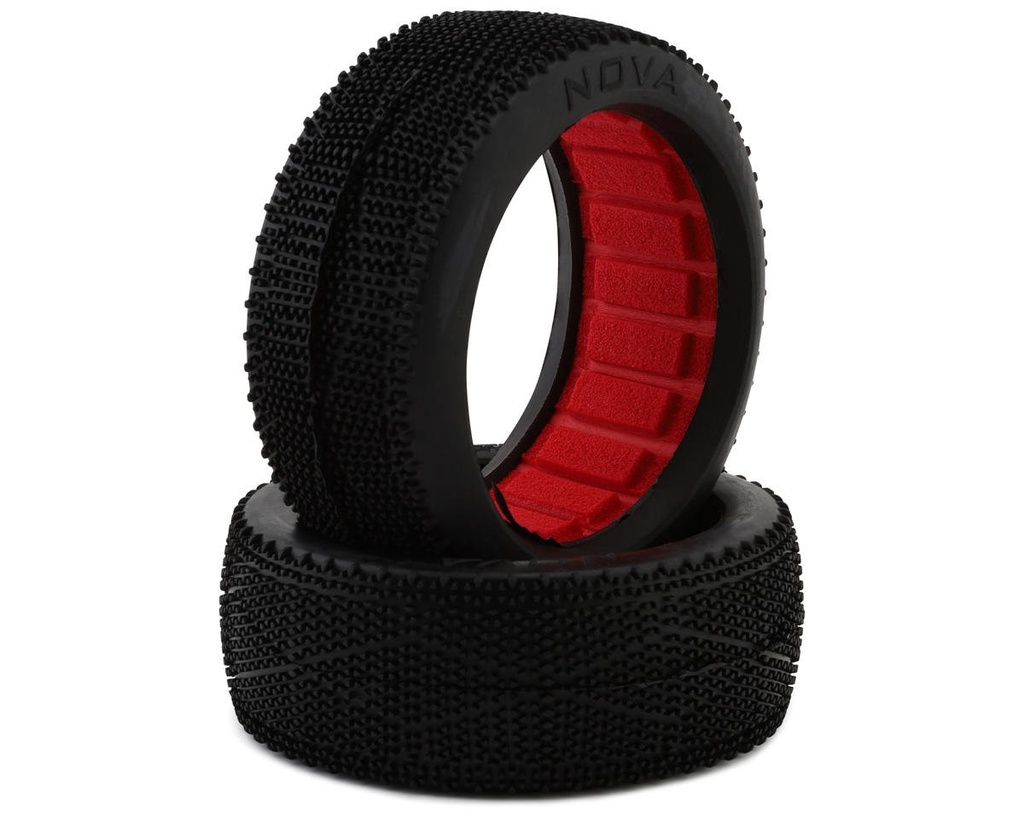 Matrix Tires Nova 1/8 Off-Road Buggy Tires w/Inserts (2) (Clay Medium)