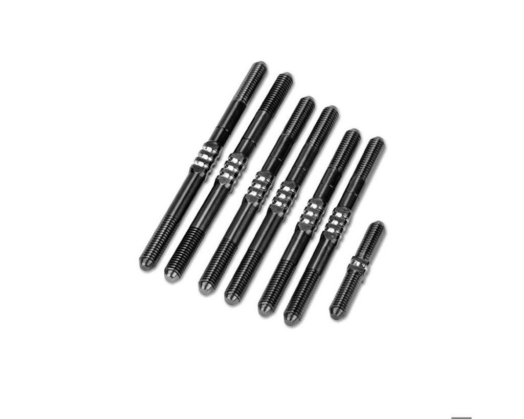 JConcepts Schumacher Cat L1R Fin Turnbuckle Kit (Black)
