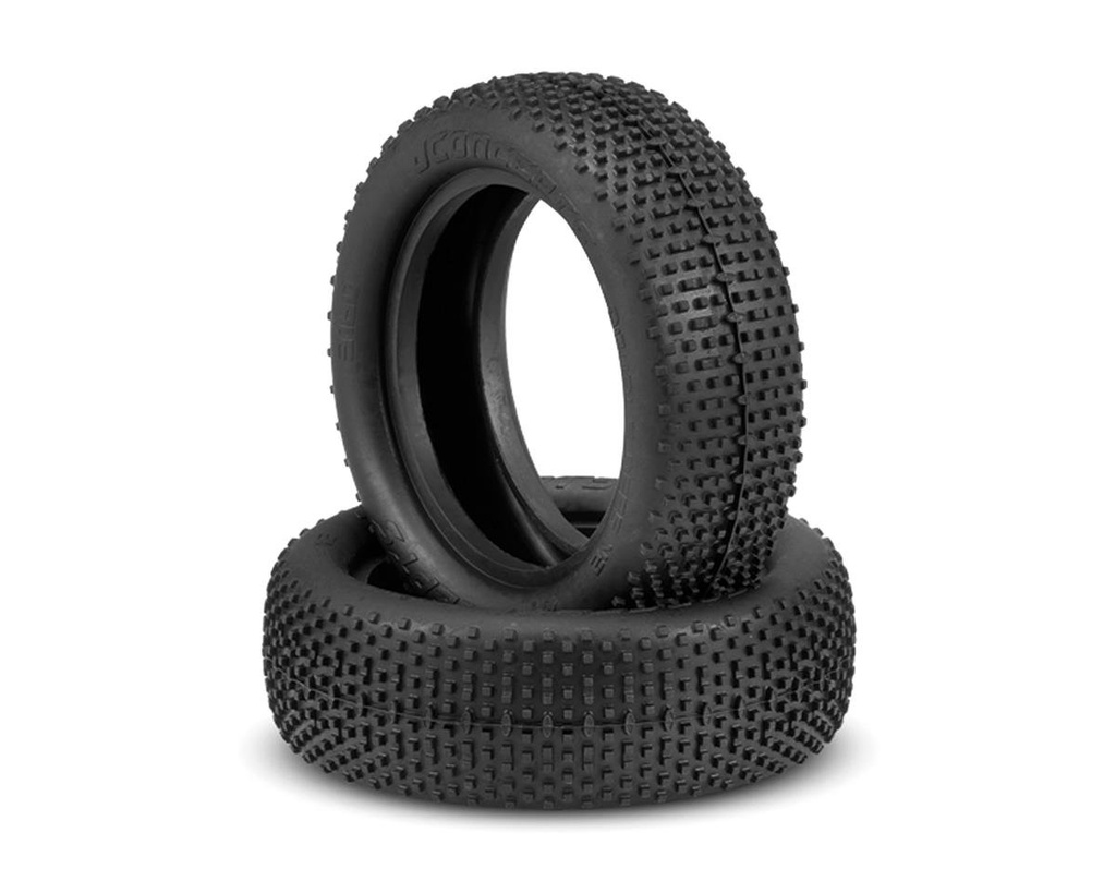 JConcepts Double D's V2 2.2" 2WD 1/10 Frt Buggy Tires (Grn)
