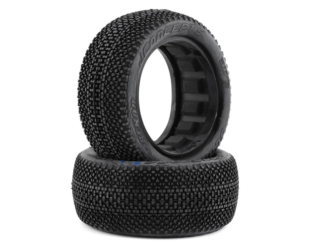 JConcepts ReHab 2.2" Front 4WD Buggy Tires (2) (Aqua A2)