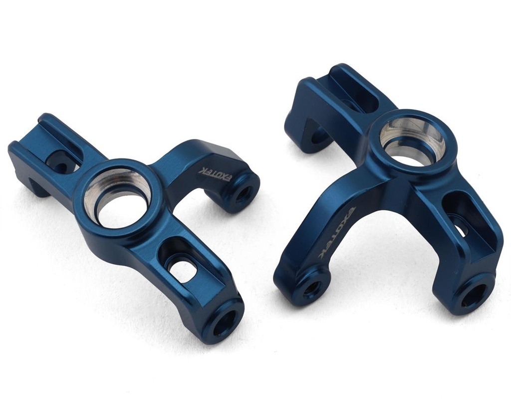 Exotek Reflex 14 HD Aluminum Steering Hub Set (Blue)