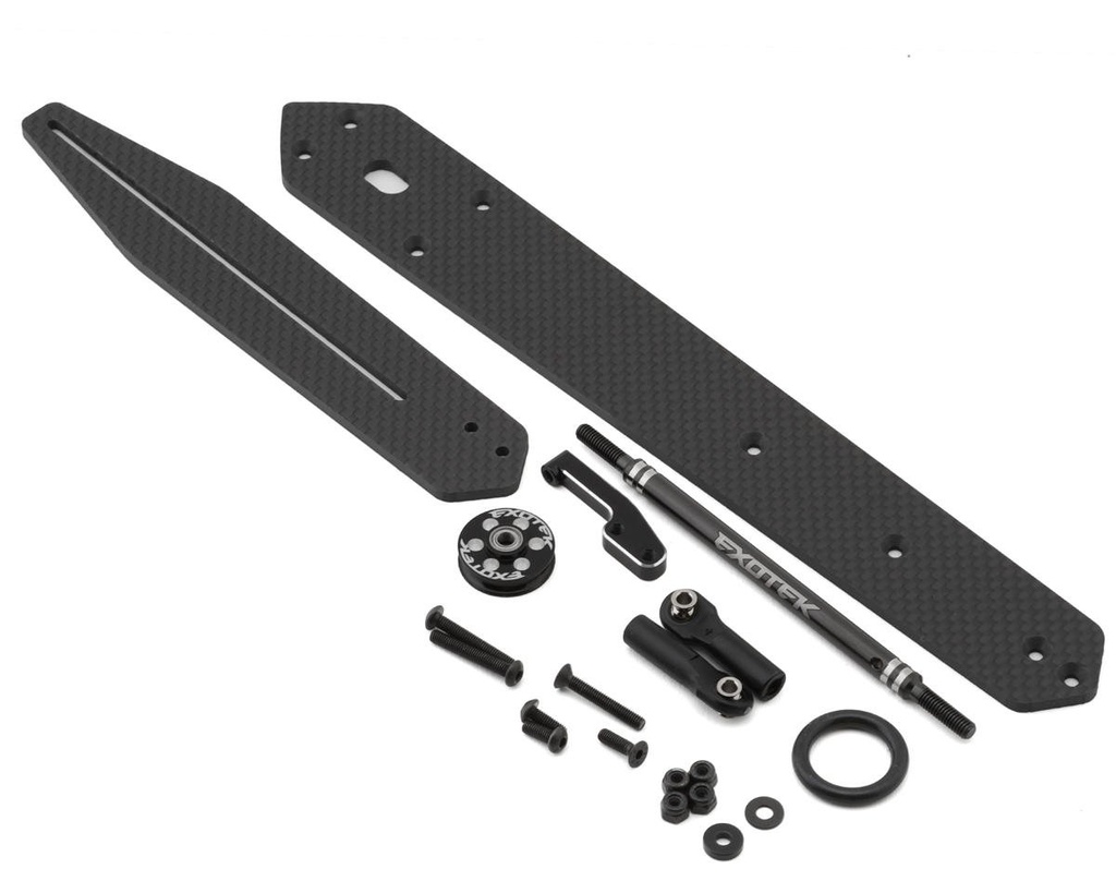 Exotek TLR 22S Carbon Fiber Adjustable Wheelie Bar Set