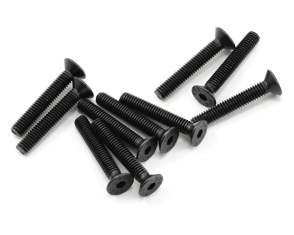 ProTek RC 4x25mm "High Strength" Flat Head Screws (10)