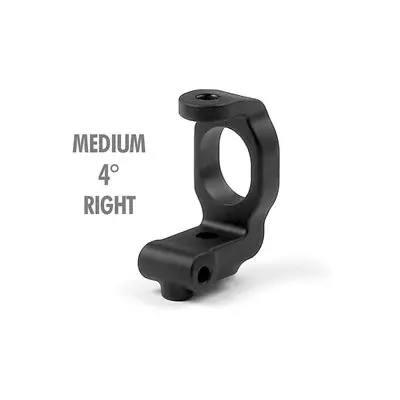 COMPOSITE C-HUB RIGHT - 4° DEG. - MEDIUM - RUBBER-SPEC