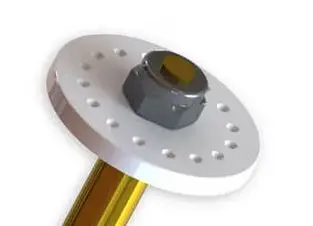  Shock Piston Blanks (CNC, flat/tapered, 16 dimples, 4pcs)