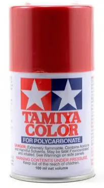 Tamiya PS-15 Metallic Red Lexan Spray Paint (100ml)