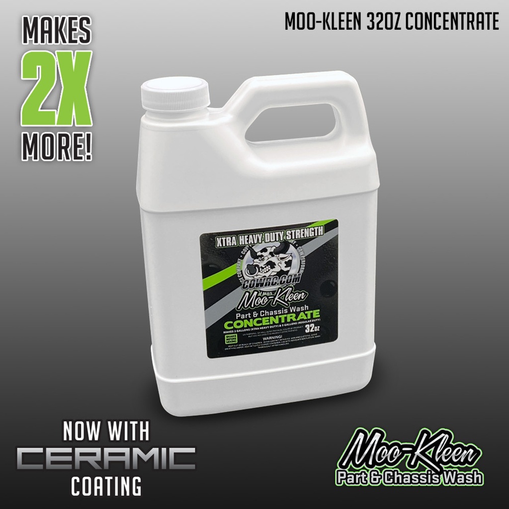 Cow RC MOO-Kleen, Parts & Chassis Wash 32oz Concentrate