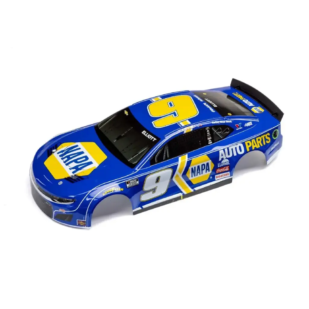 Losi 1/12 NASCAR RC Racecar Chase Elliott No. 9 2025 NAPA Chevrolet Camaro ZL1 2S AWD Brushed On-Road (Battery & Charger Included) (Blue)
