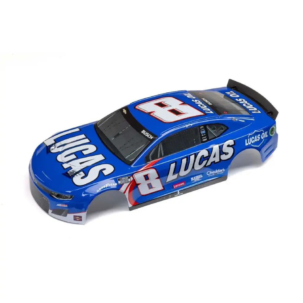 Losi Busch #8 Lucas Oil 2024 Body: NASCAR GROM