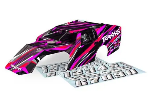 Traxxas Body, Slash Modified (clear, trimmed, requires painting)/ decal sheets