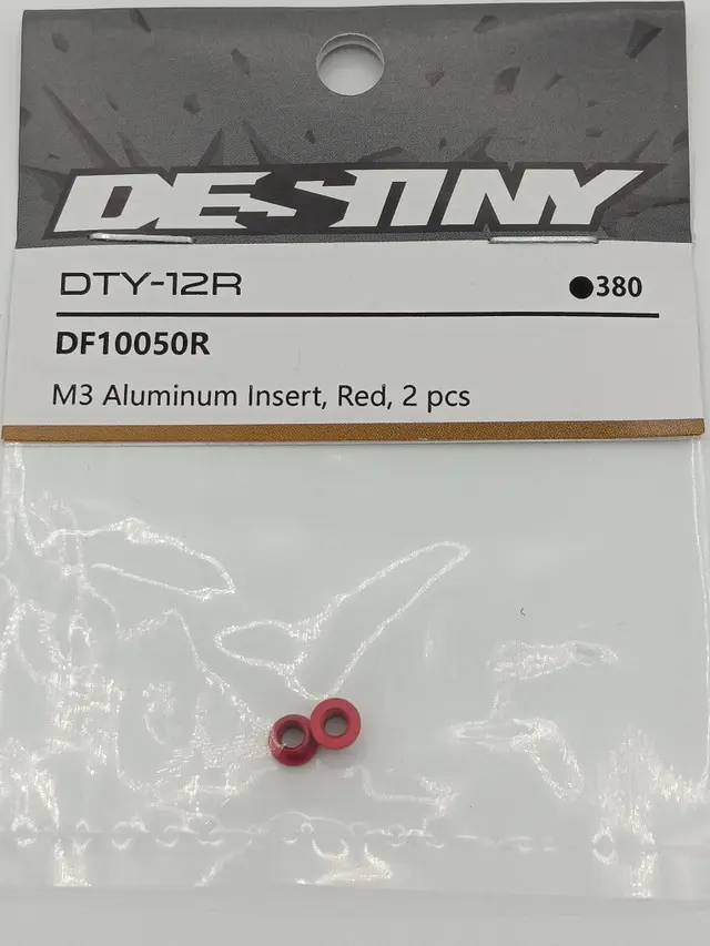 M3 Aluminum Insert Red DTY-12R 
