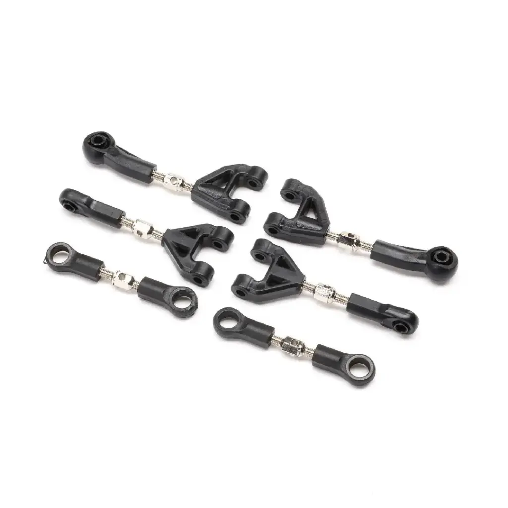 Losi Adjustable Camber & Steering Link Set: GROM 