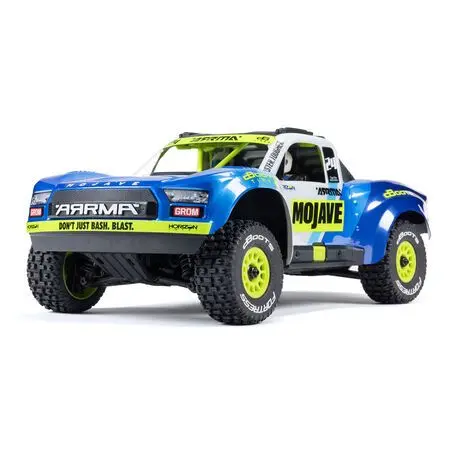 Arrma 1/16 MOJAVE GROM 4x4 SMART Small Scale Desert Truck (Battery & Charger Included) - Blue/White