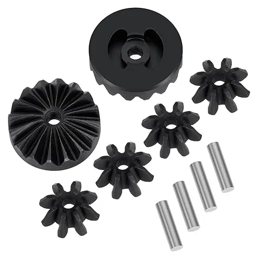 Steel Front/Rear Differential Gear for ARRMA 1/14 Mojave Grom 1/18 Granite GROM RC Car Upgrade - Replacement For Losi Nascar