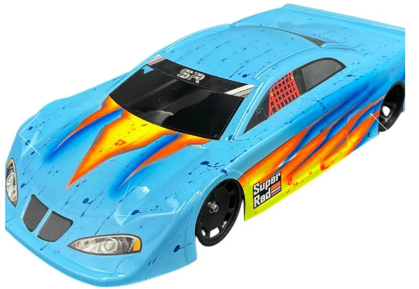 Super Rad SR-26 1/10 Oval Open Car Body - .015" Super Lite