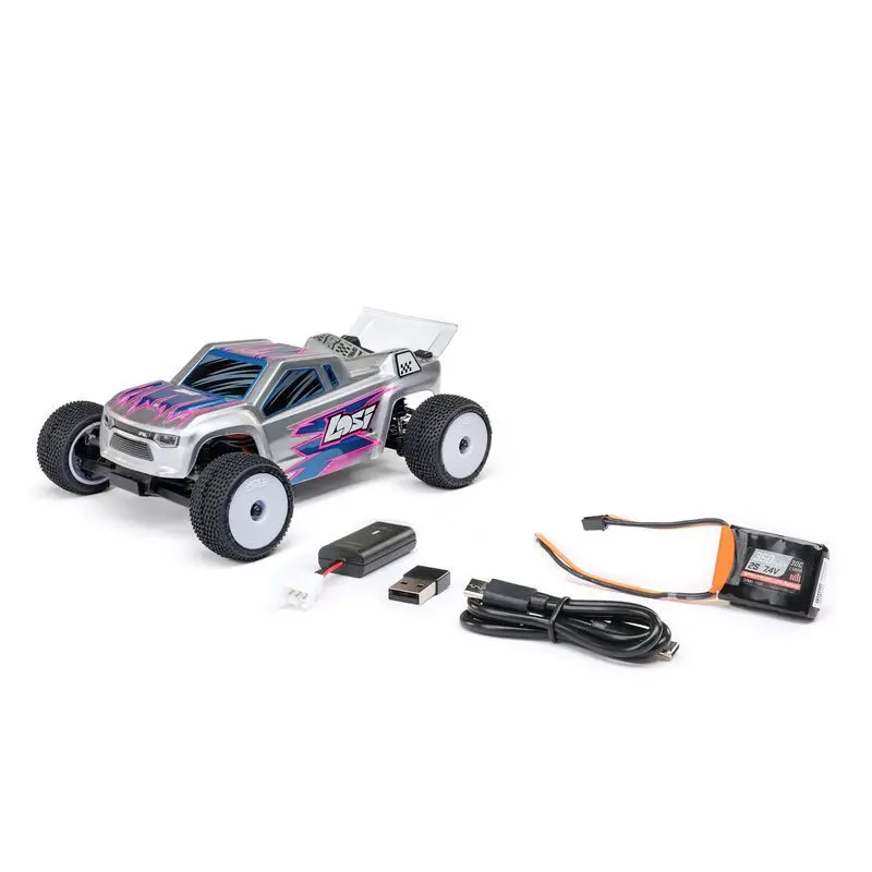 Losi Micro-T 1/28 2WD Silver RTR 