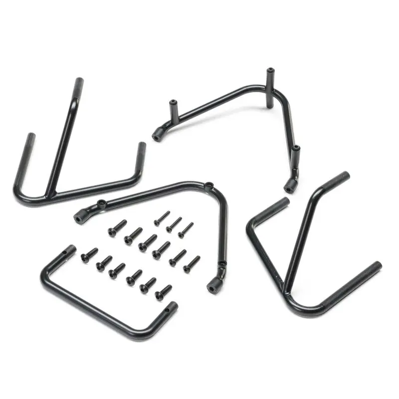 Losi Bumper Set, Black: 22S Sprint