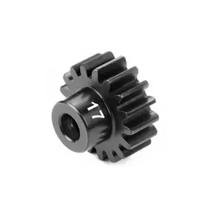 HUDY PINION GEAR - HARD STEEL - 17T (MODULE 1)