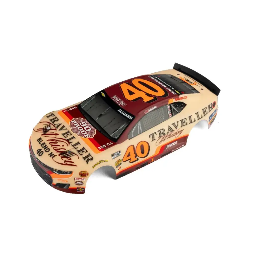 Losi Justin Allgaier #40 Travellers Whiskey 2026 Body: NASCAR GROM