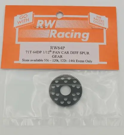 RW Racing 71T 64P Spur Gear