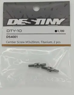 Camber Screw M3x20 - Titanium (2)