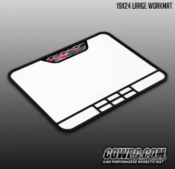Cow RC Large Screw Catcher Work Mat 19" x 24"