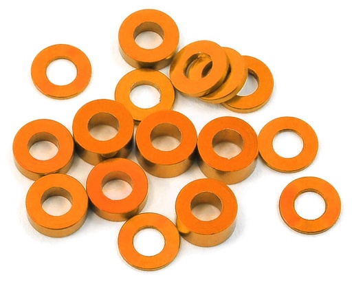 [175-12005] 175RC M3 Ball Stud Washers (16) (Orange)