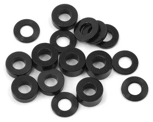[175-12006] 175RC M3 Ball Stud Washers (16) (Black)