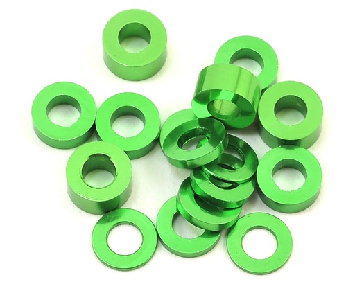 [175-12008] 175RC M3 Ball Stud Washers (16) (Green)