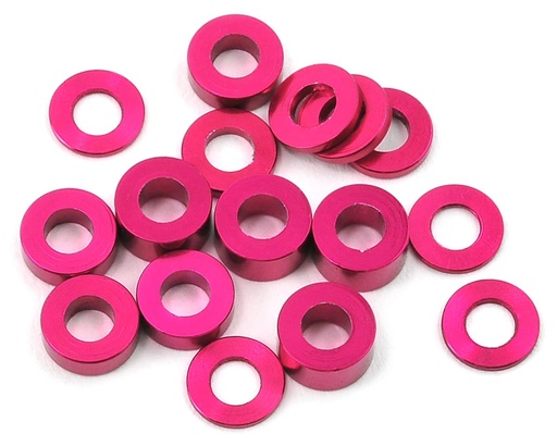 [175-12011] 175RC M3 Ball Stud Washers (16) (Pink)