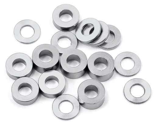 [175-12012] 175RC M3 Ball Stud Washers (16) (Silver)
