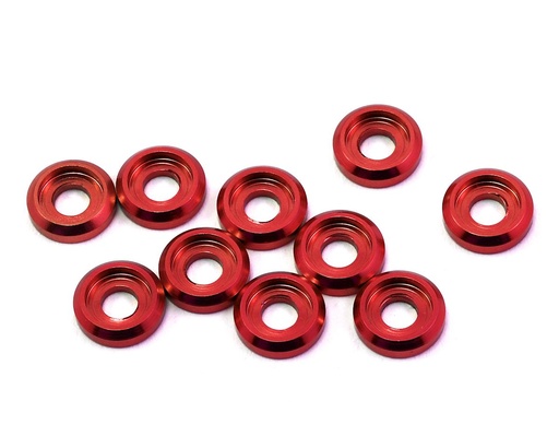 [175-12103] 175RC Aluminum Button Head Screw High Load Spacer (Red) (10)